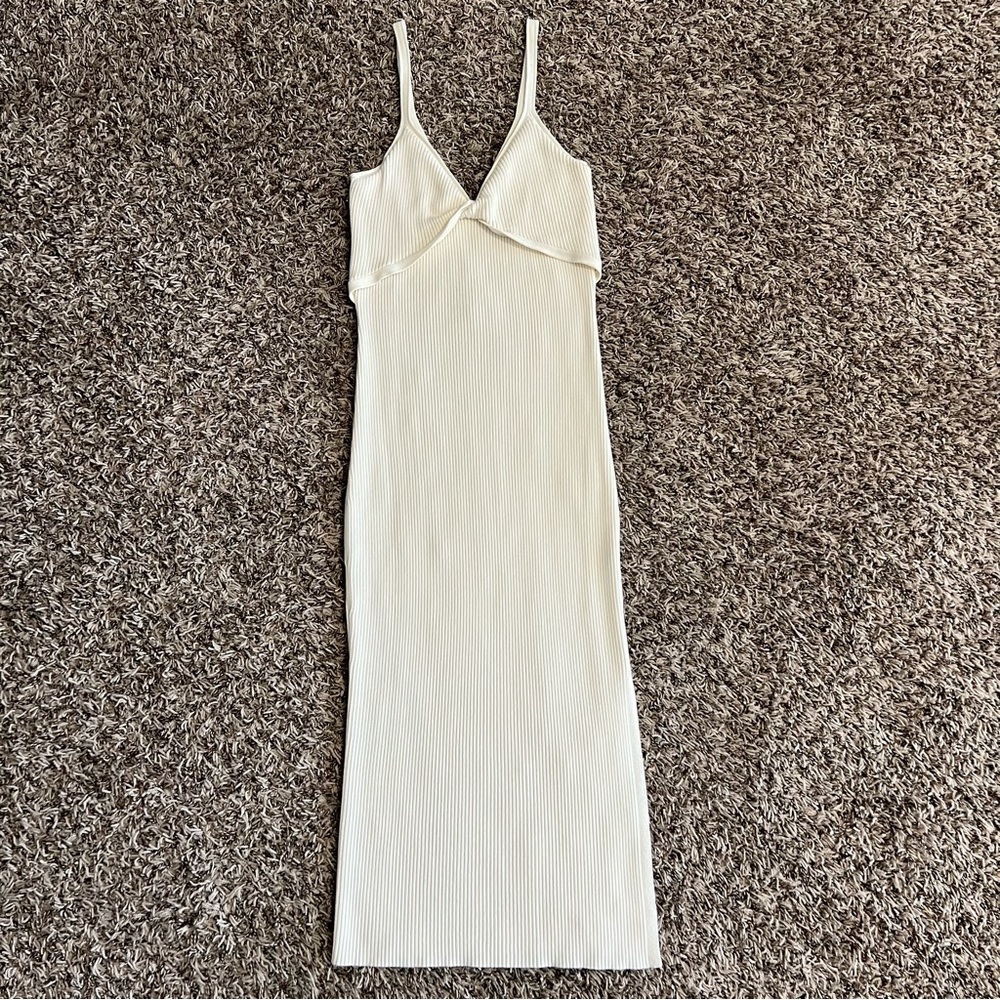 Abercrombie & Fitch Ribbed Midi Dress